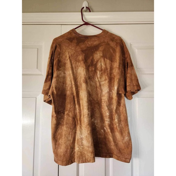 The Mountain 25 x 32  Leather Tag Eagle 3 Button Short Sleeve Henley - Picture 2 of 4